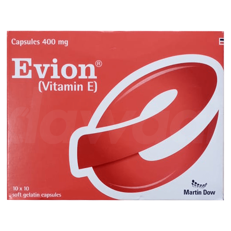 Evion 400 Vitamin E capsules Merck 100 capsules