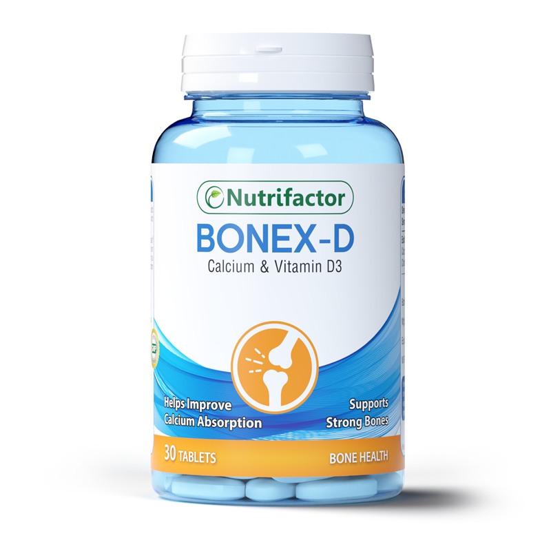 Nutrifactor Bonex-D Calcium and Vitamin D3 30 tablets