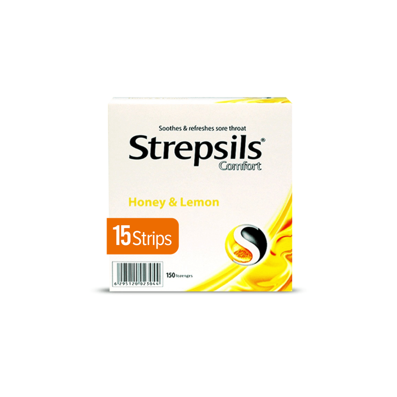 Strepsils Honey and Lemon sore throat lozenges